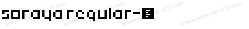 soraya regular字体转换